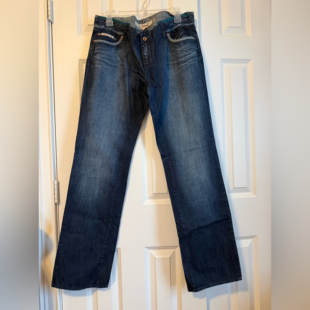 Ben Sherman Dark Blue Straight Leg Jeans Size 34 / 34  EUC